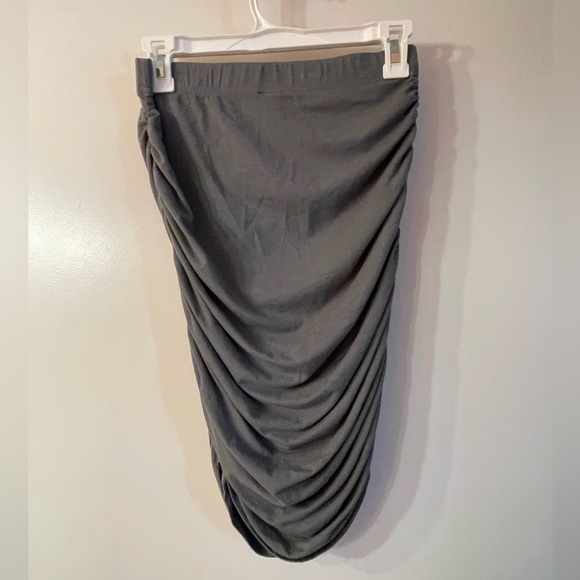bobi Dresses & Skirts - Bobo shirted skirt.  Dark sage color